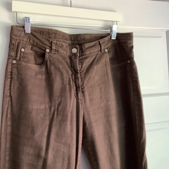 Paul & Shark jeans-cut linen and cotton pants. Size 12-14. - Picture 6 of 7
